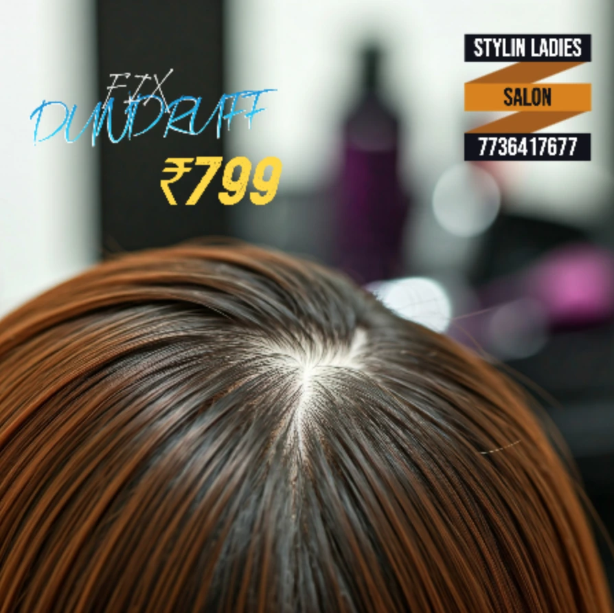 dandruff fix with face mask at stylin salon and beauty parlour kottayam