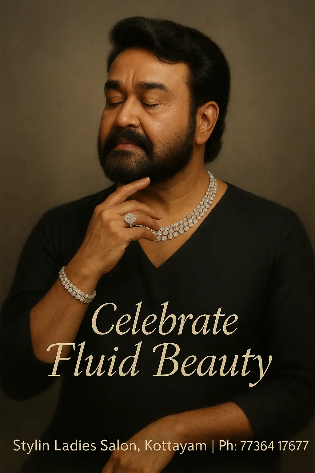 Stylin Salon Celebrates Fluid Beauty Inspired by Mohanlal's Stunning Ad